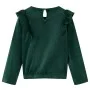 Kinderbluse mit dunkelgrünen Rüschen 116 von vidaXL, Kinder-T-Shirts - Ref: Foro24-15108, Preis: 9,68 €, Rabatt: %