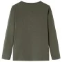 Khakifarbenes Langarm-T-Shirt für Kinder 116 von vidaXL, Kinder-T-Shirts - Ref: Foro24-13486, Preis: 8,59 €, Rabatt: %