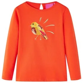 Dunkeloranges Langarm-T-Shirt für Kinder 104 von vidaXL, Kinder-T-Shirts - Ref: Foro24-13645, Preis: 8,59 €, Rabatt: %