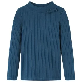 Langärmliges marineblaues Kinder-T-Shirt aus Stretch-Strick 104 von vidaXL, Kinder-T-Shirts - Ref: Foro24-13825, Preis: 7,93 ...