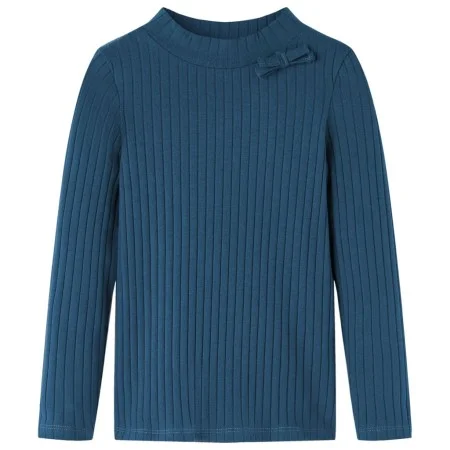 Langärmliges marineblaues Kinder-T-Shirt aus Stretch-Strick 104 von vidaXL, Kinder-T-Shirts - Ref: Foro24-13825, Preis: 7,93 ...