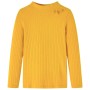 Langärmliges Kinder-T-Shirt aus Stretch-Strick in dunklem Ocker 140 von vidaXL, Kinder-T-Shirts - Ref: Foro24-13838, Preis: 8...