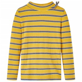Langarm-T-Shirt für Kinder in der Farbe Ocker 116 von vidaXL, Kinder-T-Shirts - Ref: Foro24-14111, Preis: 9,46 €, Rabatt: %