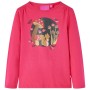 Kinder-Langarm-T-Shirt 140 in leuchtendem Rosa von vidaXL, Kinder-T-Shirts - Ref: Foro24-14153, Preis: 10,38 €, Rabatt: %