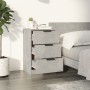 Nachttische 2 Einheiten betongraue Farbe 40x36x65 cm von vidaXL, Nachttische - Ref: Foro24-811277, Preis: 84,64 €, Rabatt: %