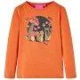 Langärmliges Kinder-T-Shirt 140 in gebranntem Orange von vidaXL, Kinder-T-Shirts - Ref: Foro24-14158, Preis: 8,72 €, Rabatt: %