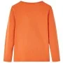 Langärmliges Kinder-T-Shirt 140 in gebranntem Orange von vidaXL, Kinder-T-Shirts - Ref: Foro24-14158, Preis: 8,72 €, Rabatt: %