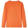 Langärmliges Kinder-T-Shirt 140 in gebranntem Orange von vidaXL, Kinder-T-Shirts - Ref: Foro24-14158, Preis: 8,81 €, Rabatt: %