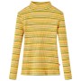 Langärmliges Kinder-T-Shirt mit Stehkragen in der Farbe Ocker 92 von vidaXL, Kinder-T-Shirts - Ref: Foro24-14359, Preis: 9,22...