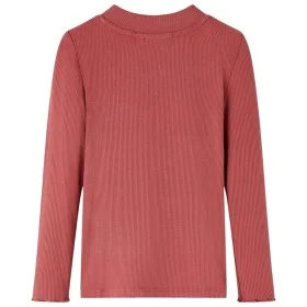 Dark red high neck long sleeve children's t-shirt 140 by vidaXL, Kids T-shirts - Ref: Foro24-14338, Price: 8,77 €, Discount: %