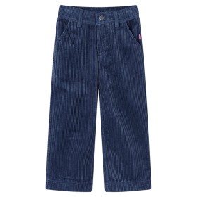 Pantalón infantil pana azul marino 104 de vidaXL, Pantalones de niños - Ref: Foro24-13915, Precio: 16,19 €, Descuento: %