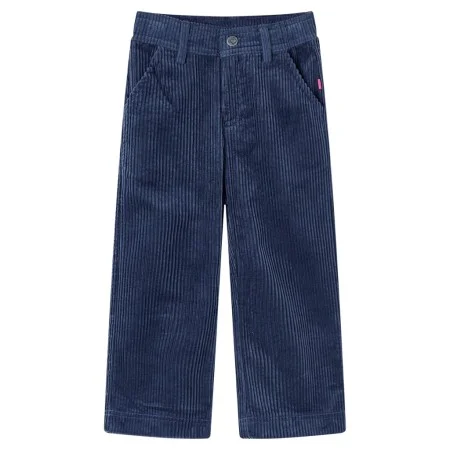 Pantalón infantil pana azul marino 104 de vidaXL, Pantalones de niños - Ref: Foro24-13915, Precio: 15,96 €, Descuento: %