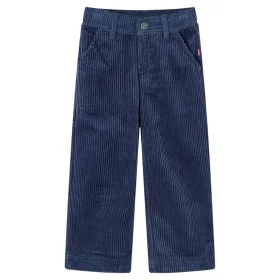 Navy blue corduroy children's pants 128 by vidaXL, kids pants - Ref: Foro24-13917, Price: 13,14 €, Discount: %