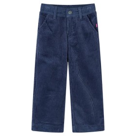 Pantalón infantil pana azul marino 128