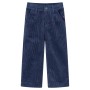 Navy blue corduroy children's pants 128 by vidaXL, kids pants - Ref: Foro24-13917, Price: 13,29 €, Discount: %