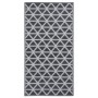 Alfombra de exterior ARAKIL negra 190x290 cm PP