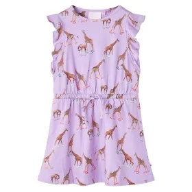 Kinderkleid mit Rüschenärmeln und fliederfarbener Kordel 104 von vidaXL, Kinderkleider - Ref: Foro24-14601, Preis: 15,16 €, R...