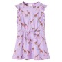 Vestido infantil mangas con volantes cordón lila 104 de vidaXL, Vestidos de niños - Ref: Foro24-14601, Precio: 15,32 €, Descu...