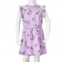 Kinderkleid mit Rüschenärmeln und fliederfarbener Kordel 104 von vidaXL, Kinderkleider - Ref: Foro24-14601, Preis: 15,16 €, R...