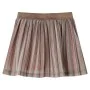 Kinder-Faltenrock mit braunem und rosa Glitzer 140 von vidaXL, Kinderhosen - Ref: Foro24-14558, Preis: 12,96 €, Rabatt: %