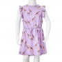 Kinderkleid mit Rüschenärmeln und fliederfarbener Kordel 128 von vidaXL, Kinderkleider - Ref: Foro24-14603, Preis: 15,32 €, R...