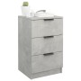 Nachttische 2 Einheiten betongraue Farbe 40x36x65 cm von vidaXL, Nachttische - Ref: Foro24-811277, Preis: 84,64 €, Rabatt: %