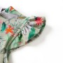 Vestido infantil con mangas volantes caqui claro 140 de vidaXL, Vestidos de niños - Ref: Foro24-14636, Precio: 14,85 €
