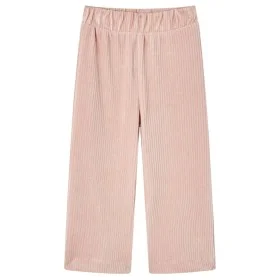 Hellrosa Cordhose für Kinder 128 von vidaXL, Kinderhosen - Ref: Foro24-14077, Preis: 12,50 €, Rabatt: %
