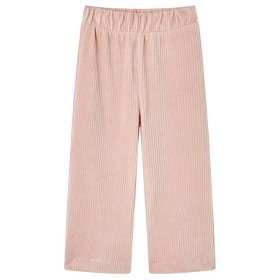 Pantalón infantil pana rosa claro 128