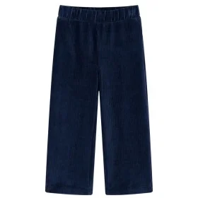 Marineblaue Cord-Kinderhose 104 von vidaXL, Kinderhosen - Ref: Foro24-14080, Preis: 12,50 €, Rabatt: %