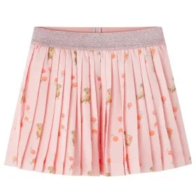 Hellorangefarbener Kinder-Faltenrock 128 von vidaXL, Kinderhosen - Ref: Foro24-14622, Preis: 13,42 €, Rabatt: %