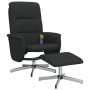 Relaxsessel mit Fußstütze aus schwarzem Stoff von vidaXL, Sessel - Ref: Foro24-356584, Preis: 150,90 €, Rabatt: %