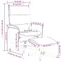Relaxsessel mit Fußstütze aus schwarzem Stoff von vidaXL, Sessel - Ref: Foro24-356584, Preis: 149,12 €, Rabatt: %