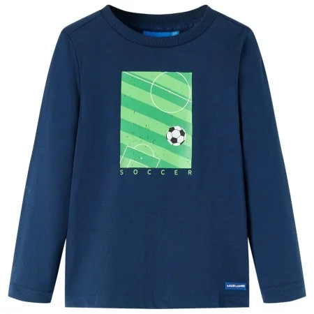 Marineblaues Langarm-T-Shirt für Kinder 92 von vidaXL, Kinder-T-Shirts - Ref: Foro24-12809, Preis: 8,12 €, Rabatt: %