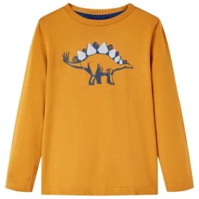 Dark ocher long-sleeved children's t-shirt 92 by vidaXL, Kids T-shirts - Ref: Foro24-12854, Price: 8,30 €, Discount: %