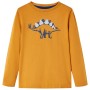 Camiseta infantil de manga larga ocre oscuro 92 de vidaXL, Camisetas para niños - Ref: Foro24-12854, Precio: 8,39 €, Descuent...