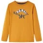 Dunkelockerfarbenes, langärmliges Kinder-T-Shirt 92 von vidaXL, Kinder-T-Shirts - Ref: Foro24-12854, Preis: 8,30 €, Rabatt: %