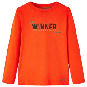 Camiseta infantil de manga larga naranja brillo 92 de vidaXL, Camisetas para niños - Ref: Foro24-12894, Precio: 8,39 €
