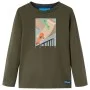 Khakifarbenes Langarm-T-Shirt für Kinder 116 von vidaXL, Kinder-T-Shirts - Ref: Foro24-12821, Preis: 8,12 €, Rabatt: %