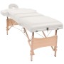 Massageliege und Klapphocker 3 Zonen 10 cm weiß von vidaXL, Massageliegen - Ref: Foro24-110156, Preis: 272,70 €, Rabatt: %
