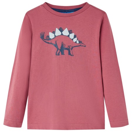 Dunkelrotes langärmeliges Kinder-T-Shirt 140 von vidaXL, Kinder-T-Shirts - Ref: Foro24-12868, Preis: 8,39 €, Rabatt: %