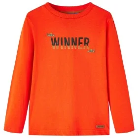 Leuchtendes orangefarbenes Langarm-T-Shirt für Kinder 116 von vidaXL, Kinder-T-Shirts - Ref: Foro24-12896, Preis: 8,30 €, Rab...
