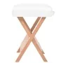 Massage table and folding stool 3 zones 10 cm white by vidaXL, massage tables - Ref: Foro24-110156, Price: 269,01 €, Discount: %