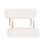 Massage table and folding stool 3 zones 10 cm white by vidaXL, massage tables - Ref: Foro24-110156, Price: 272,58 €, Discount: %