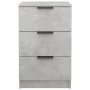 Nachttische 2 Einheiten betongraue Farbe 40x36x65 cm von vidaXL, Nachttische - Ref: Foro24-811277, Preis: 84,64 €, Rabatt: %