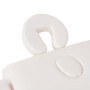 Massageliege und Klapphocker 3 Zonen 10 cm weiß von vidaXL, Massageliegen - Ref: Foro24-110156, Preis: 272,70 €, Rabatt: %