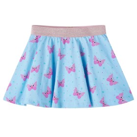 Falda para niños con estampado de mariposas azul 1