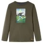 Kinder-T-Shirt mit langen Ärmeln Khaki 140 von vidaXL, Kinder-T-Shirts - Ref: Foro24-12738, Preis: 8,52 €, Rabatt: %