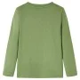 Kinder-Langarm-T-Shirt hellkhaki 92 von vidaXL, Kinder-T-Shirts - Ref: Foro24-12759, Preis: 8,52 €, Rabatt: %