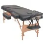Massageliege und Klapphocker 3 Zonen 10 cm schwarz von vidaXL, Massageliegen - Ref: Foro24-110157, Preis: 287,97 €, Rabatt: %